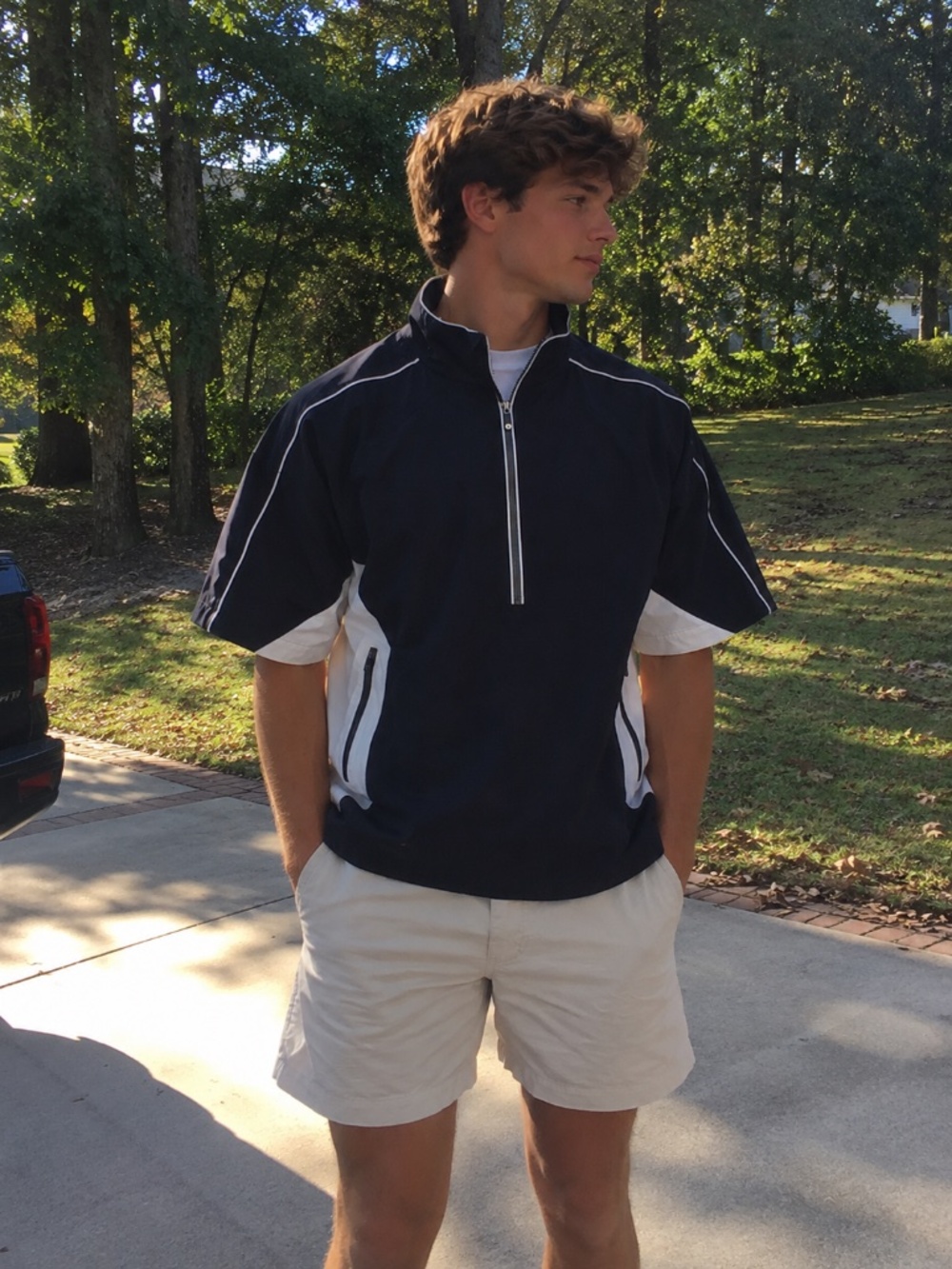 Foot Joy Dry Joys 1/2 Zip 1/2 Sleeve Windbreaker